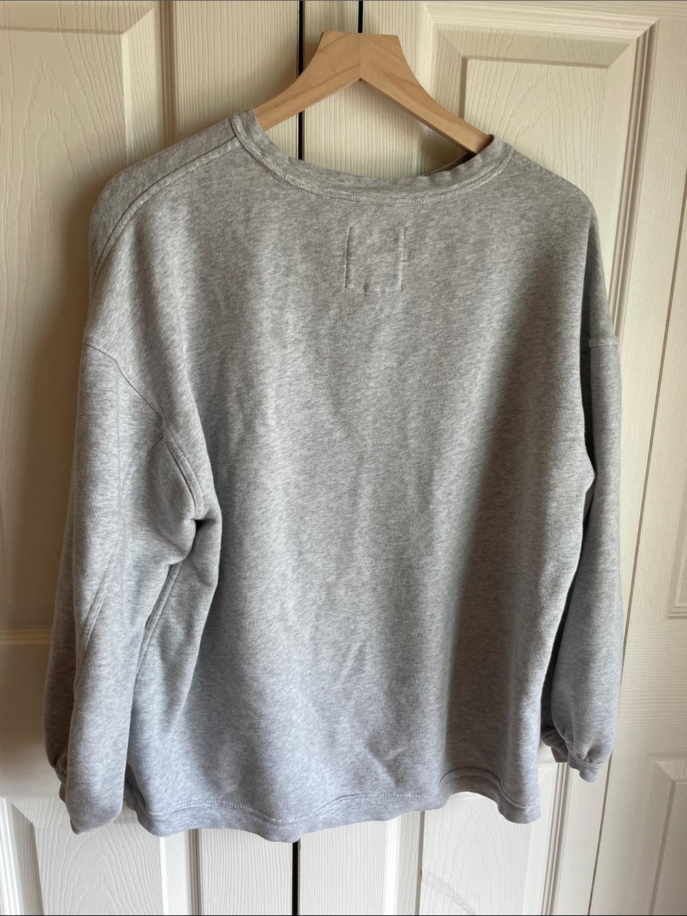 Aerie Grey 'ALUMNI' Crewneck Sweatshirt with Blue Applique - Picture 2 of 4